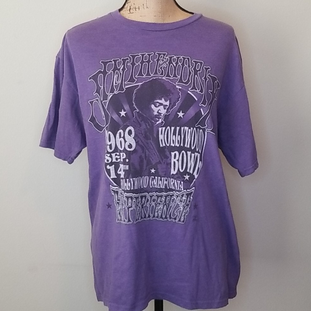 Jimi Hendrix Experience Purple Large T-Shirt
